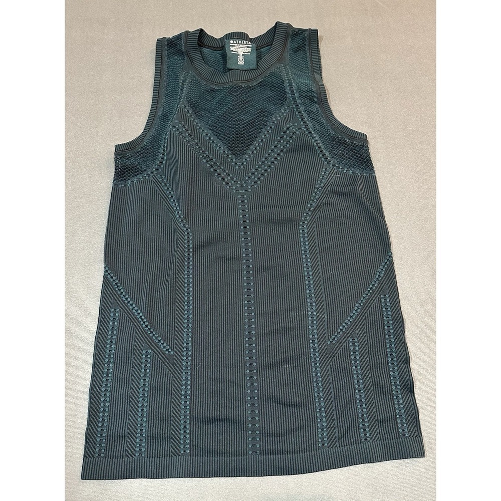 Athleta Tank Top‎ Womens Teal Exercise Sleeveless Athleisure Yoga Pilates Size M